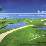 「ベストオーシャンゴルフコース」のスコアカード（2012年12月）