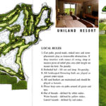 「ユニランド ゴルフ＆リゾート」のスコアカード（2013年12月）