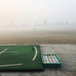 パタヤカントリークラブ　霧が深い練習場
