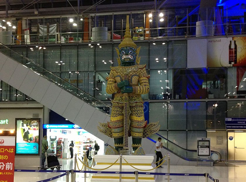 さよならバンコク！スワンナプーム国際空港