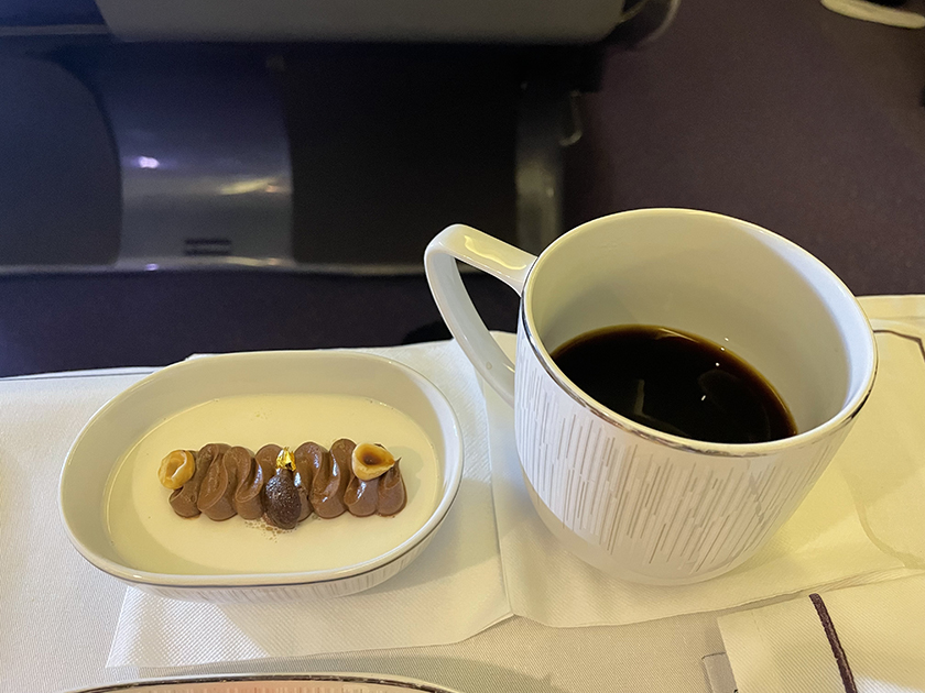 タイ国際航空ロイヤルシルク機内食 本物のデザート