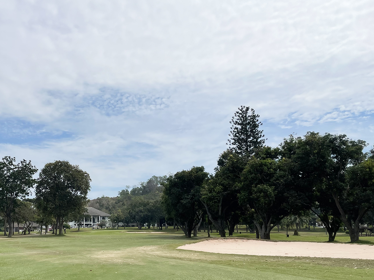 バンプラゴルフクラブのコースの風景