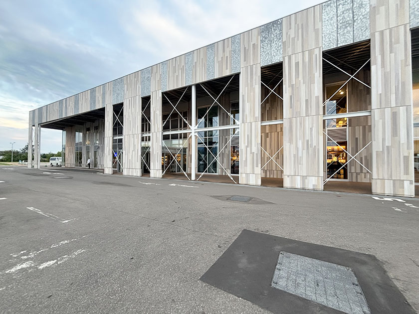 函館の蔦屋書店の駐車場からの景色