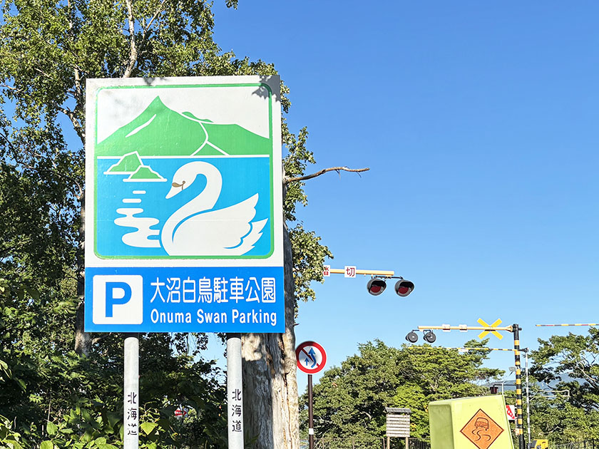 大沼白鳥公園駐車場