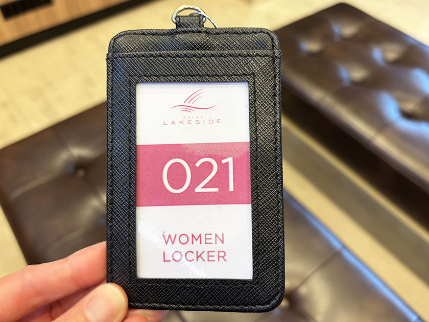 ロッカーキーはふつうの鍵　ロイヤルレイクサイドGC