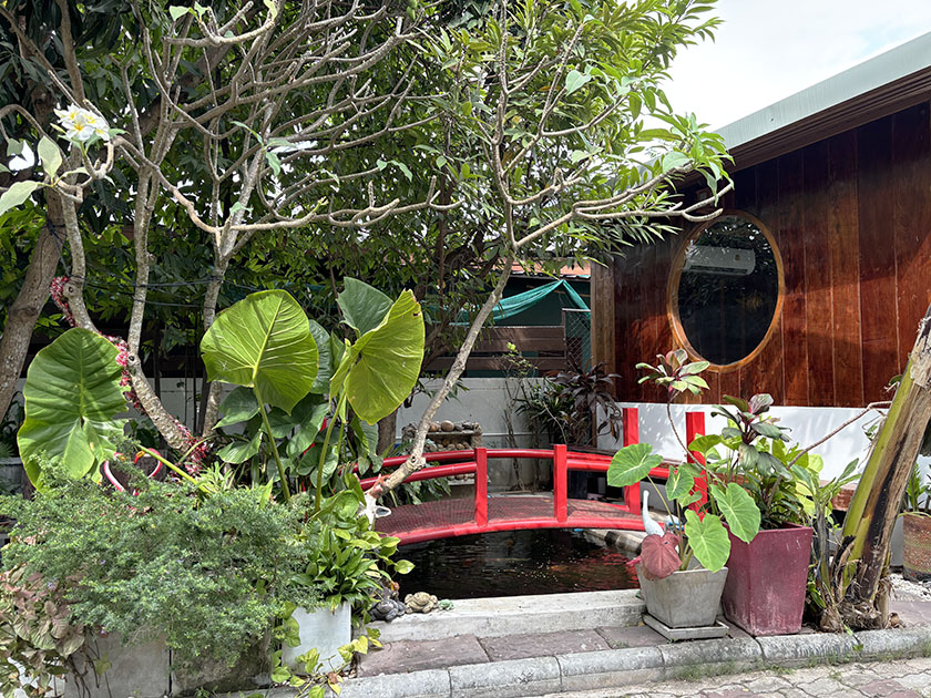 朱色の橋　SENSU 扇子