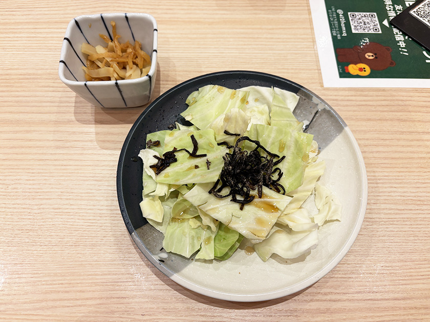 ごまだれキャベツ とりかわ竹乃屋