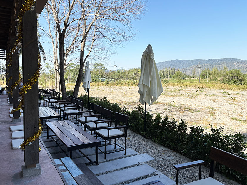 テラス席　カオキオのライフズカフェ LIFE'S CAFE