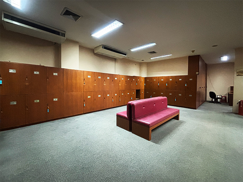 ロッカー内部 マウンテンシャドウゴルフ