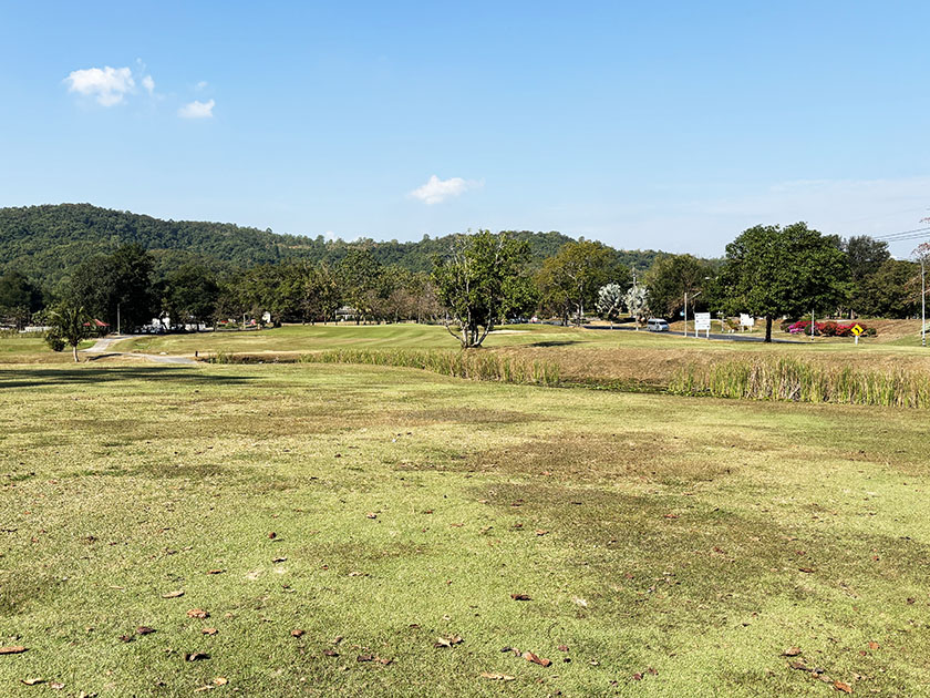 東8番セカンド地点 プルタルアンネイビーGC