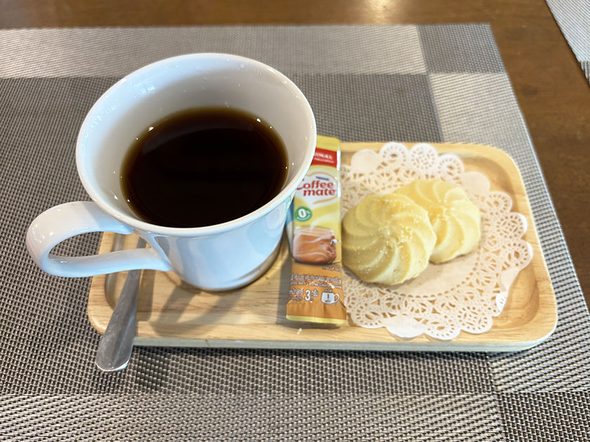 砂糖なしアメリカーノ トレジャーヒルGC