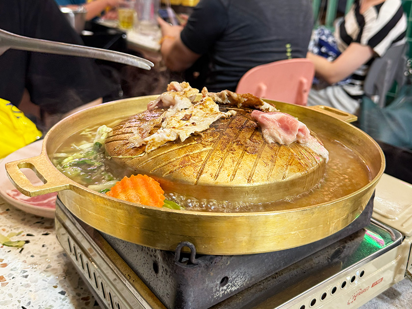 焼いている様子 トゥットムーガタ のりたま編