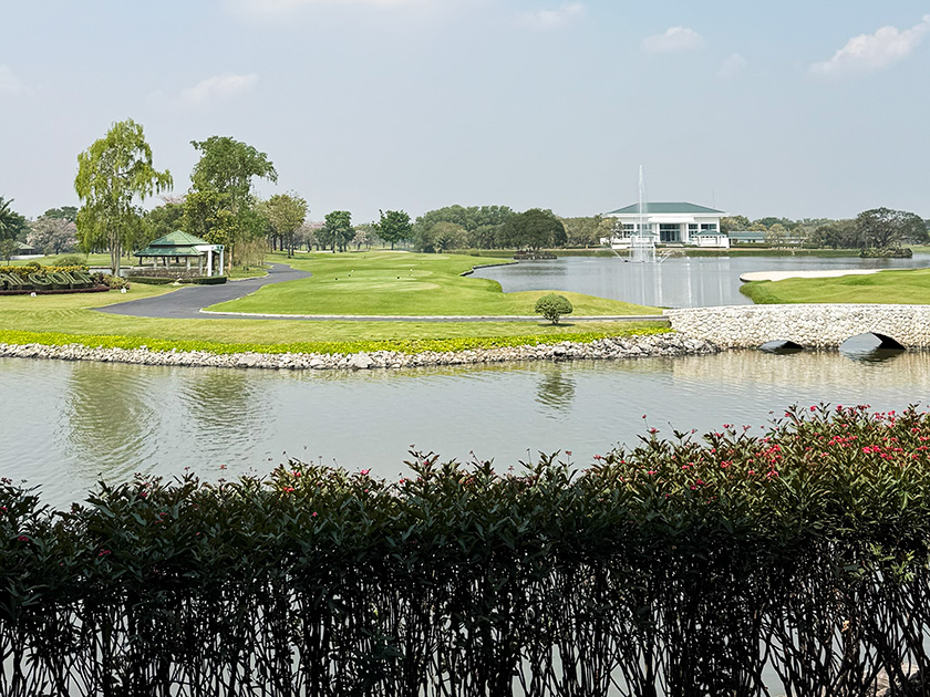 テラス席からの眺め ザ・ロイヤルカントリークラブ